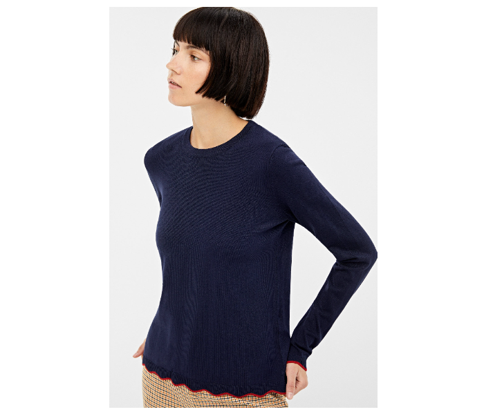 Springfield 133688619 XS Long Sleeve Knitwear for Women - Blue - Zoom Image 2