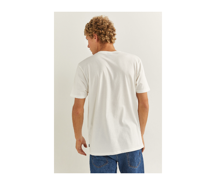 Springfield 026938796 XXL Short Sleeve T-Shirt for Men - Ivory - Zoom Image 2