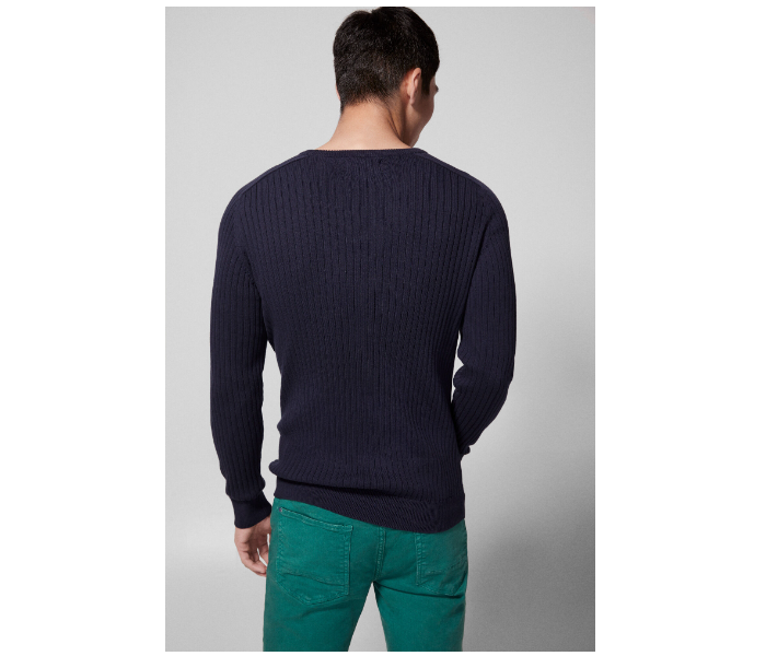 Springfield 140468711 XL Knitted Jumper for Men - Dark Blue - Zoom Image 3