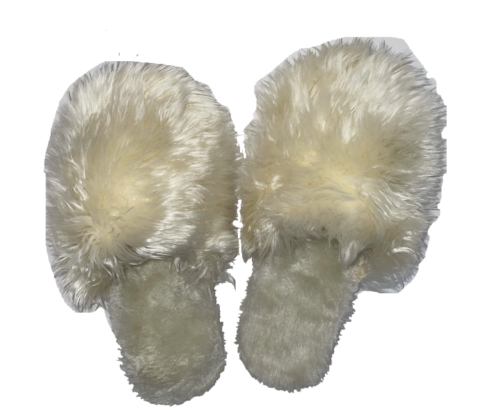 Casual LFC112 US 09 Daily Wear Soft Flat Home Slippers for Women - Off White - Zoom Image