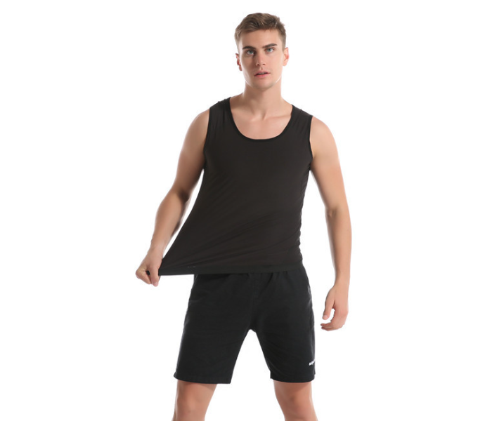 FN-Men Workout Sauna Shapewear for Weight Loss Small/Medium - Black - Zoom Image 2