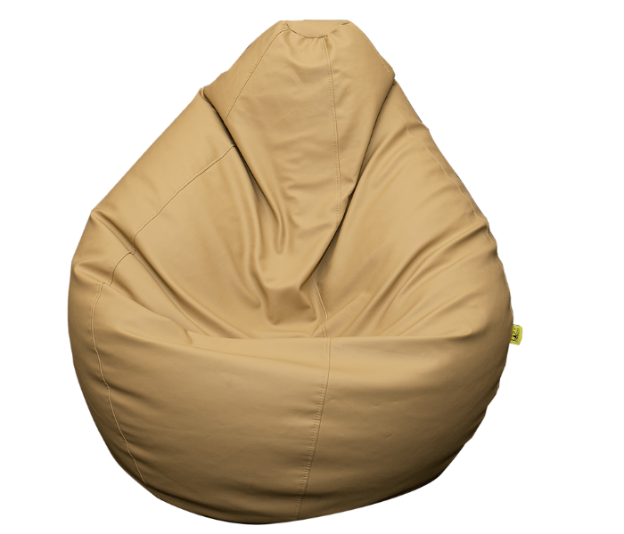 Lazy Panda EBIEAXXL XXL Eco Leather Bean Bag - Beige - Zoom Image