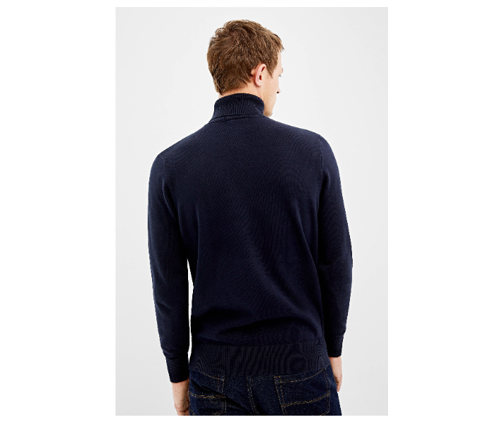 Springfield 140660411 Medium Knitted Jumper for Men - Dark Blue - Zoom Image 2