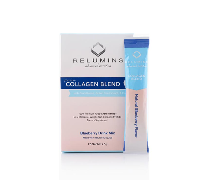 Relumins RL-COLB Advance Nutrition Premium Collagen Blend  -  Blueberry Flavor - Zoom Image