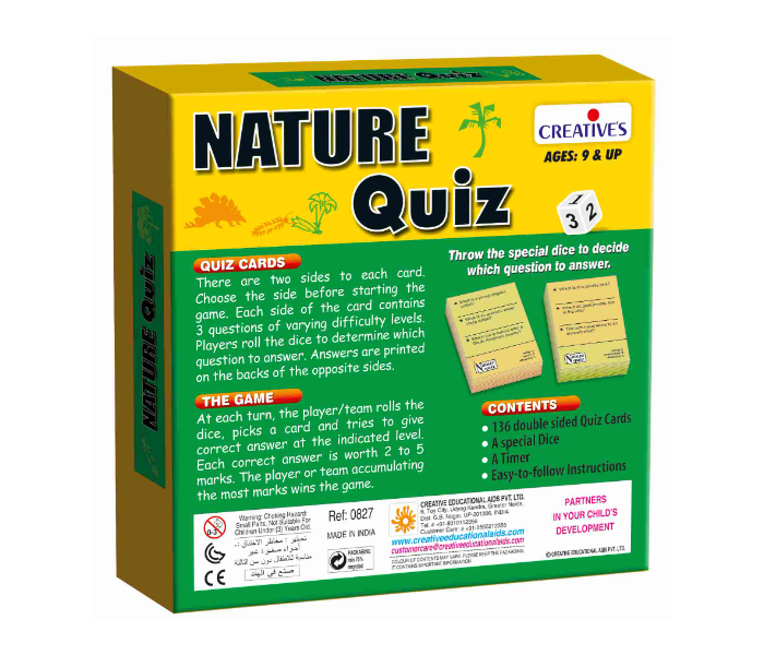 JMsouq Creative Educational CE00827 Nature Quiz Educational Game for Kids - Zoom Image 3