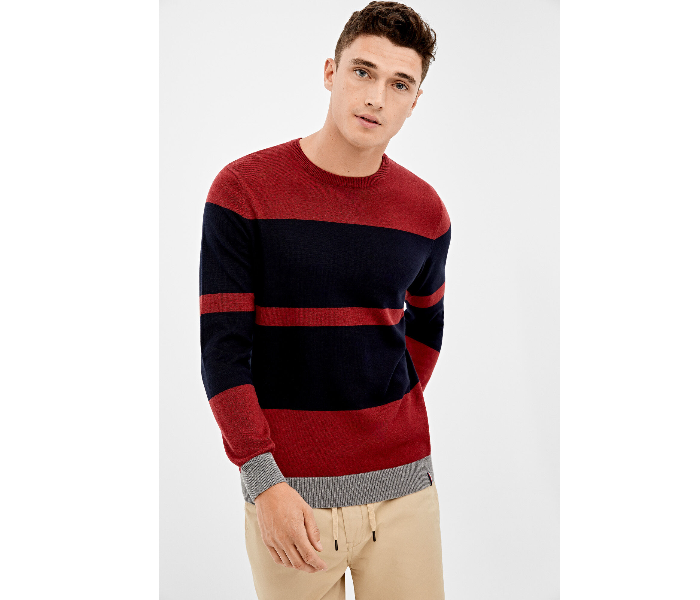 Springfield 140670160 Large Knitted Jumper for Men - Red - Zoom Image 4