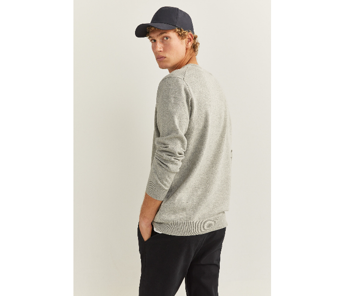 Springfield 141960946 Medium Knitwear for Men - Grey - Zoom Image 3