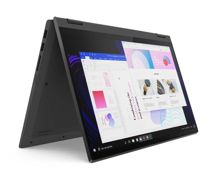 Lenovo Flex 5 81X2000HUS Convertible 2-in-1 14 Inch FHD Touchscreen AMD Ryzen 3-4300U Processor 4GB RAM 128GB SSD AMD Radeon Graphics Windows 10S - Graphite Grey - Zoom Image 3