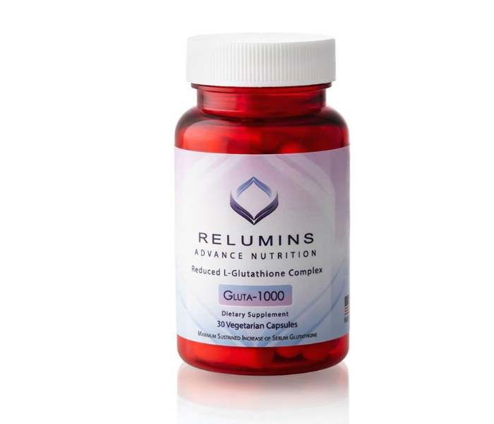 Relumins RL-G1K-30 Advance Nutrition Gluta 1000 - Reduced L-Glutathione Complex 30 Capsules - Zoom Image