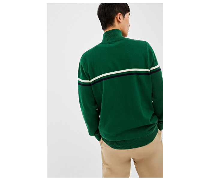 Springfield 140674424 Large Knitted Jumper for Men - Green - Zoom Image 3