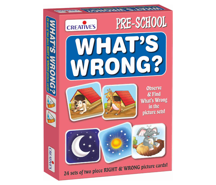 JMsouq Creative Educational CE00693 Whats Wrong Educational Game for Kids - Zoom Image 1