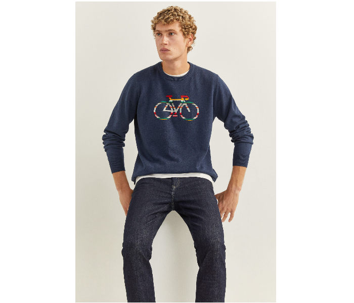 Springfield 141960911 Large Knitwear for Men - Dark Blue - Zoom Image 1