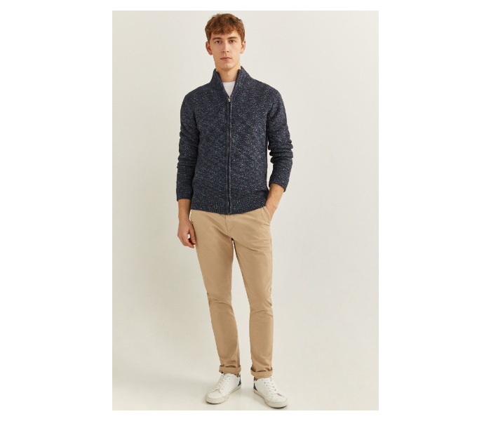 Springfield 023920811 Small Cardigan for Men - Dark Blue - Zoom Image 1