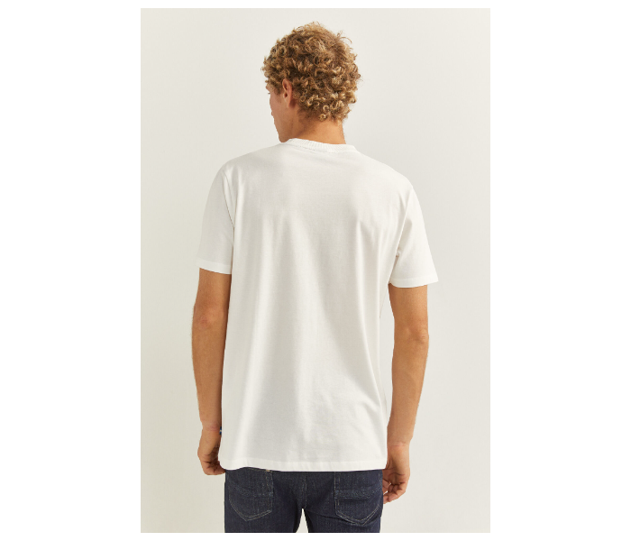 Springfield 026955796 XXL T-Shirt for Men - Ivory - Zoom Image 2