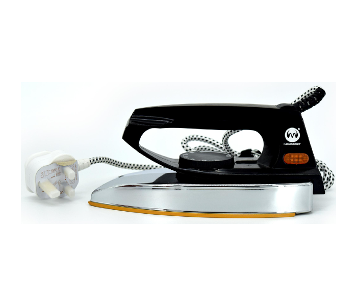 Microdigit MD995i 1000W-1200W Automatic Dry Iron Box - Black - Zoom Image 3