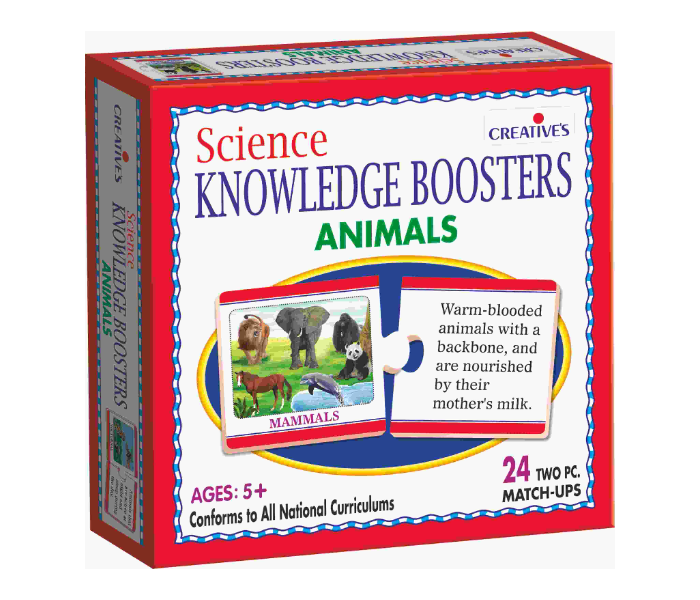 JMsouq Creative Educational CE00198 Science Knowledge Boosters Animals Educational Game for Kids - Zoom Image 1