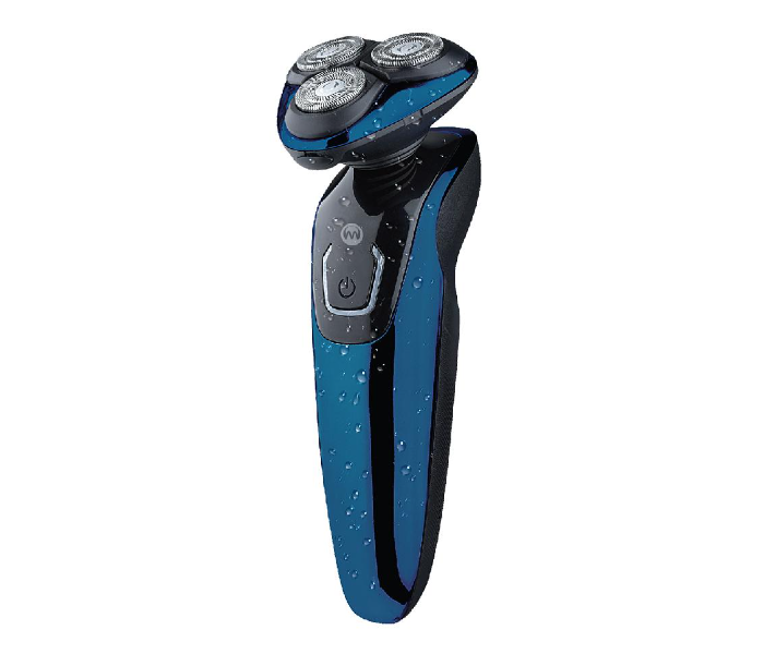 Microdigit MP781WS Rechargeable Effort Less Washable Shaver - Black and Blue - Zoom Image 1