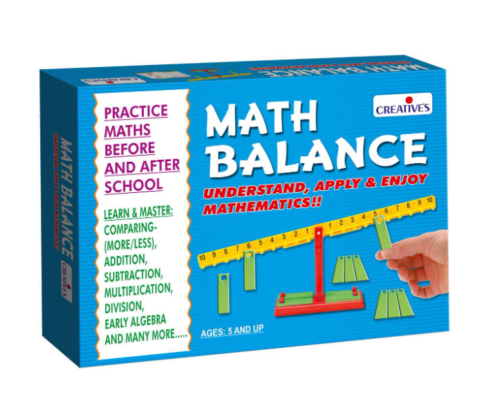 JMsouq Creative Educational CE00279 Math Balance Educational Game for Kids - Zoom Image 1