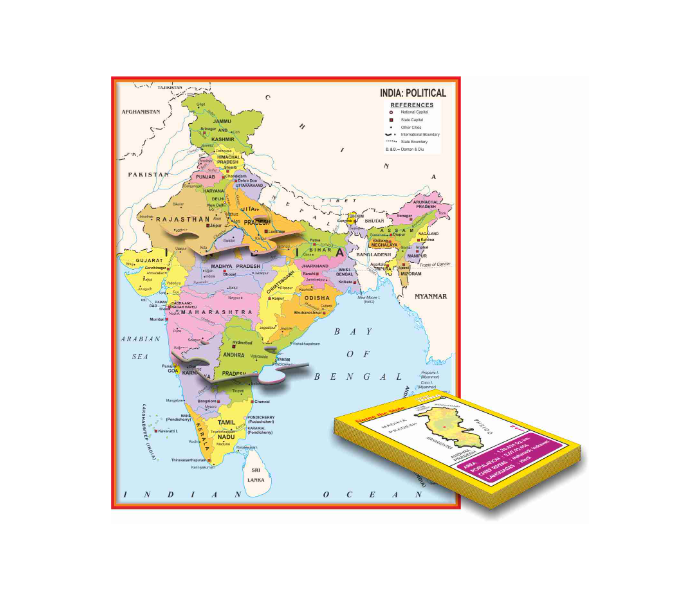 JMsouq Creative Educational CE00181 My Activity Pack India and the World Game for Kids - Zoom Image 2