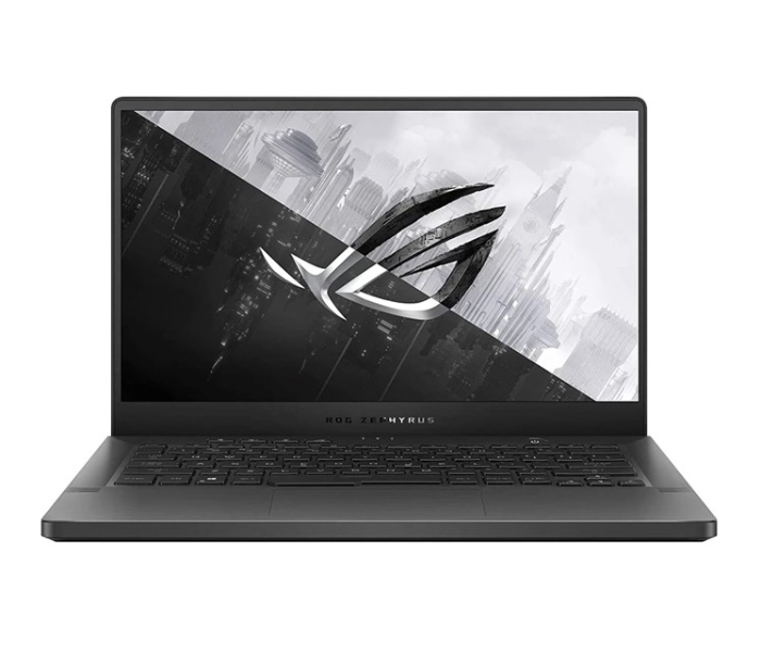 Asus ROG Zephyrus GA401QE-K2016T 14 Inch QHD AMD Ryzen 7-5800HS Processor 8GB RAM 1TB SSD 4GB NVIDIA GeForce RTX 3050 Ti Windows 10 Home Gaming Laptop - Eclipse Grey - Zoom Image 1