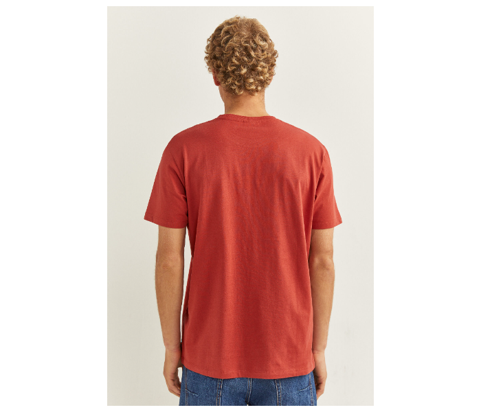 Springfield 026941767 XXL Short Sleeve T-Shirt for Men - Orange - Zoom Image 3