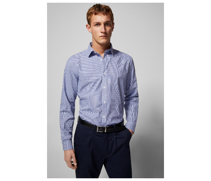 Springfield 150492415 Small Shirts for Men - Medium Blue - Zoom Image 1