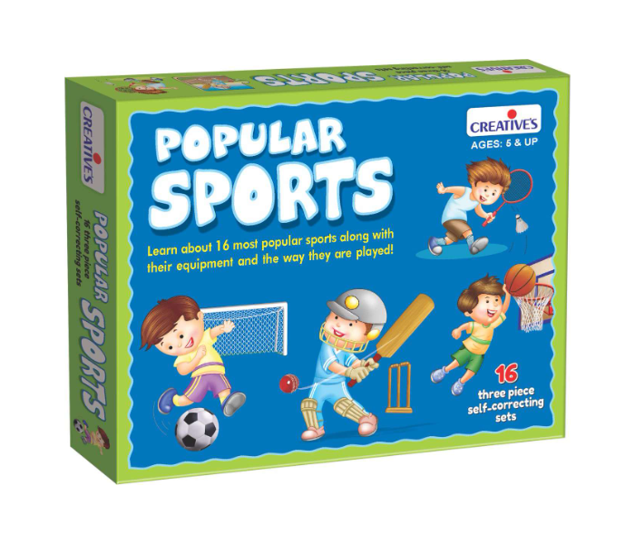 JMsouq Creative Educational CE00245 Popular Sports Educational Game for Kids - Zoom Image 1