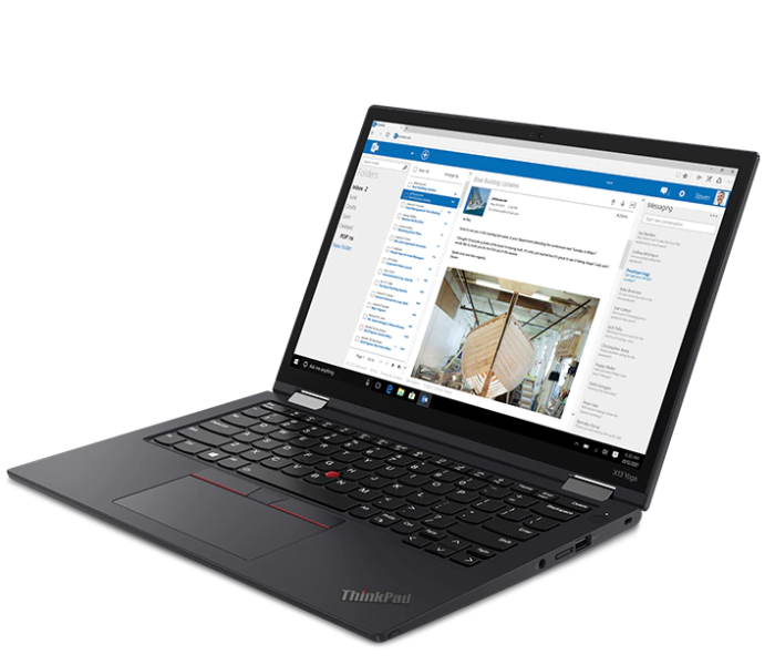 Lenovo ThinkPad X13 Yoga Gen 2 20W80009AD 13.3 Inch Intel Core i7-1165G7 Processor 16GB RAM 512GB SSD Intel Iris Xe Graphics Windows 10 Professional - Black - Zoom Image 3