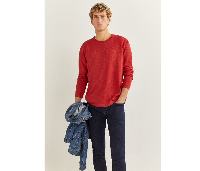 Springfield 140938762 Large Knitwear for Men - Red - Zoom Image 1