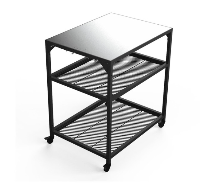 Ooni UU-P09700 Medium Size Powder-Coated Carbon Steel Modular Table - Black - Zoom Image 1