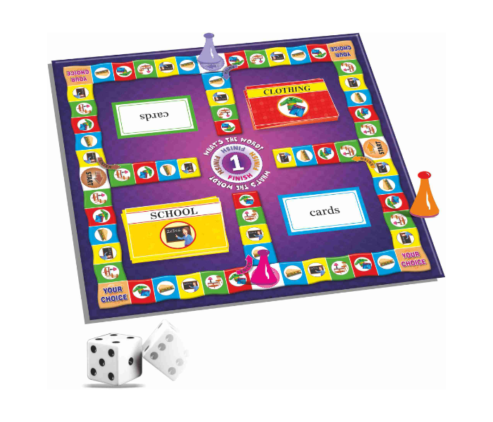 JMsouq Creative Educational CE00200 Whats the Word 1 Game for Kids - Zoom Image 2