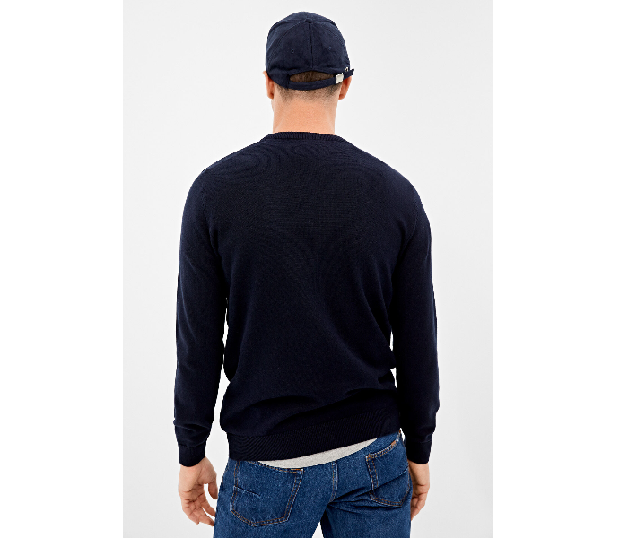 Springfield 140669811 XL Knitted Jumper for Men - Dark Blue - Zoom Image 2