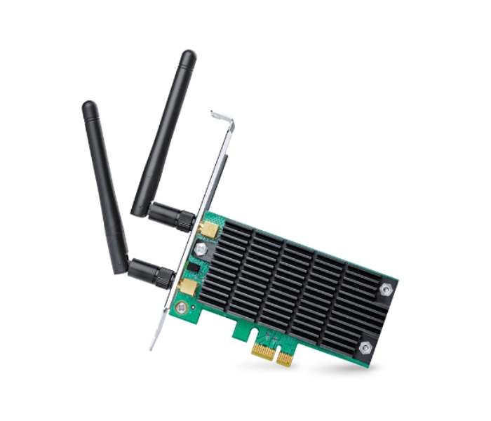 TP-Link Archer T6E AC1300 Wireless Dual Band PCI Express Adapter - Black - Zoom Image 1