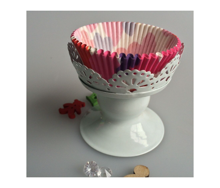 Mini 8.5 x 9cm Cupcake Stand -  White - Zoom Image 2