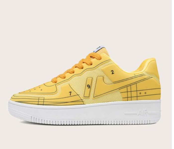 VW Trendz smshoes03200901895 EU 43 Sneakers for Men - Yellow - Zoom Image