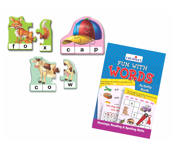 JMsouq Creative Educational CE00639 Fun with Words Educational Game for Kids - Zoom Image 2