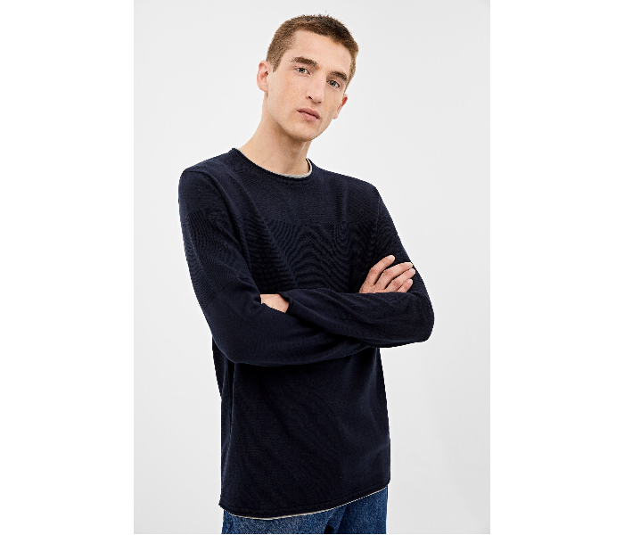 Springfield 140676011 XL Knitted Jumper for Men - Dark Blue - Zoom Image 3