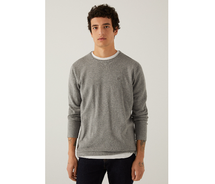 Springfield 140938746 Large Knitwear for Men - Grey - Zoom Image 1