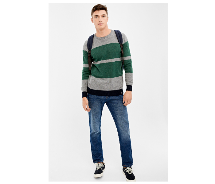 Springfield 140670143 XL Knitted Jumper for Men - Grey - Zoom Image 1