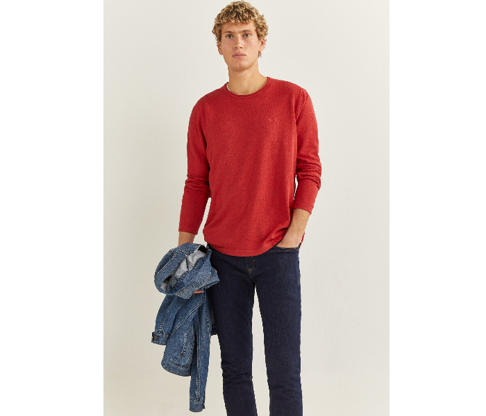 Springfield 140938762 Medium Knitwear for Men - Red - Zoom Image 1