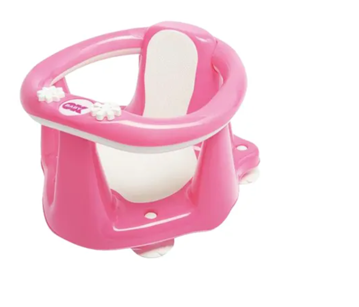 OKBaby 038799-66 Flipper Evolution Bath Seat with Slip-free rubber - Pink - Zoom Image