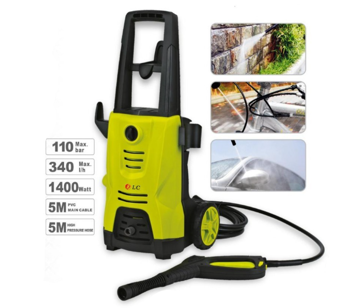 Dlc DLC-36105 1400W High Pressure Car Washer - Green - Zoom Image 2