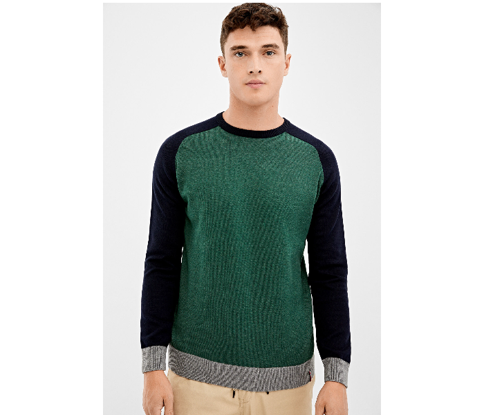 Springfield 140672811 XL Knitted Jumper for Men - Green - Zoom Image 3