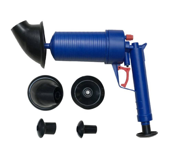 FN- Multi-Purpose Air Pressure Drain Blockage Cleaning Tool - Blue - Zoom Image 1