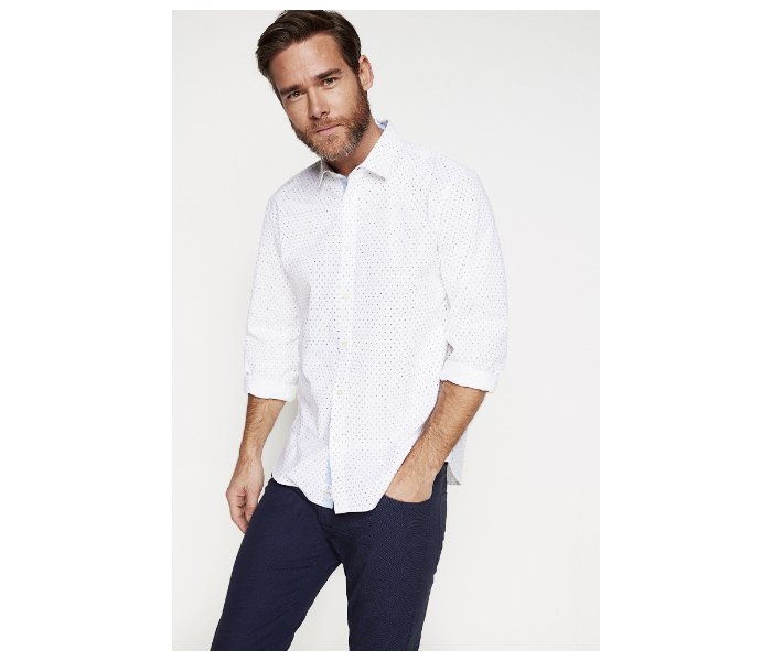 Springfield 150340599 XXL Shirts For Men - White - Zoom Image 4