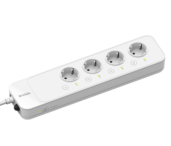 D-Link DSP‑W245 4 Socket Wi‑Fi Smart Power Strip Extension - White - Zoom Image 2