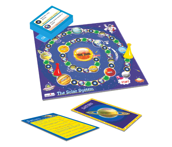 JMsouq Creative Educational CE00210 The Solar System Board Game for Kids - Zoom Image 2