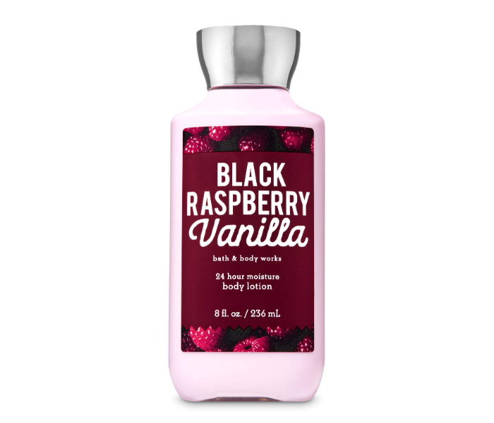 Bath and Body Works 236ml Black Raspberry Vanilla 24 Hour Moisture Body Lotion - Zoom Image