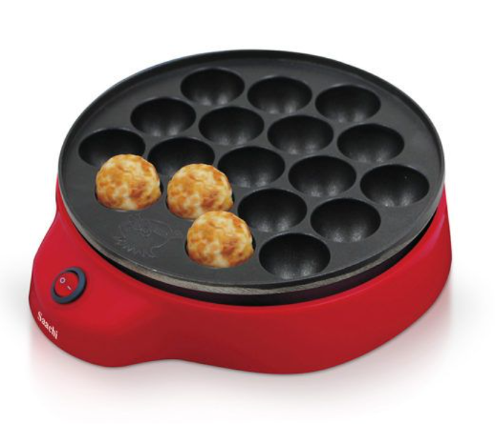 Saachi DM1852 18 Pit Non Stick Dumpling Maker - Red - Zoom Image 1