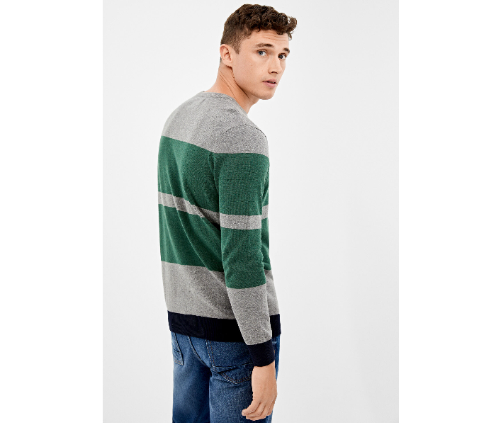 Springfield 140670143 Small Knitted Jumper for Men - Grey - Zoom Image 2